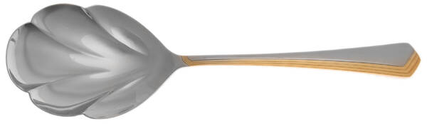 Ramona Gold (Stainless) Solid Serving Spoon