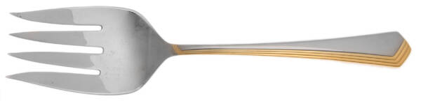 Ramona Gold (Stainless) Solid Serving Fork