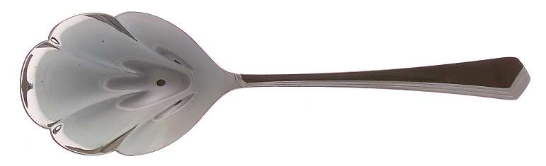 Ramona (Stainless-Black Accent) Solid Serving Spoon by Yamazaki