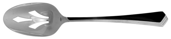 Ramona (Stainless-Black Accent) Pierced Tablespoon (Serving Spoon)