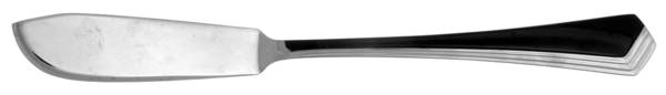 Ramona (Stainless-Black Accent) Flat Handle Master Butter Knife