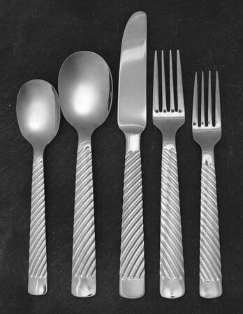 Regalia (Stainless) 5 Piece Place Setting by Yamazaki