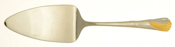 Seawinds (Stainless-Gold Accent) Solid Pastry Server