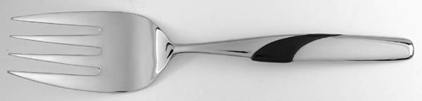 Summer Wind (Stainless-Black Accent) Solid Serving Fork