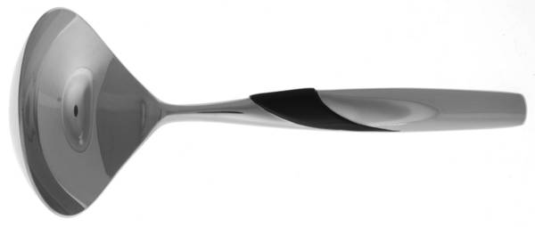 Summer Wind (Stainless-Black Accent) Solid Gravy Ladle