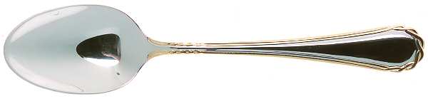 Tasha (Stainless, Gold Accent) Teaspoon