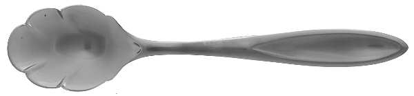 Toscany-Solari-Glossy (Stainless) Sugar Shell Spoon