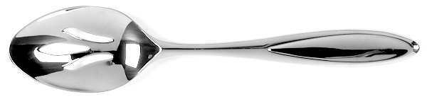 Toscany-Solari-Glossy (Stainless) Pierced Tablespoon (Serving Spoon)