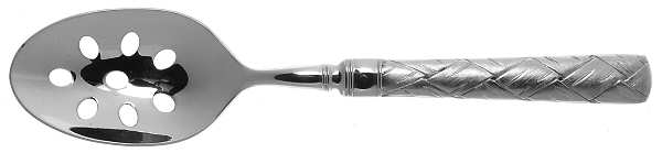 Troika-Atria (Stainless) Pierced Tablespoon (Serving Spoon)