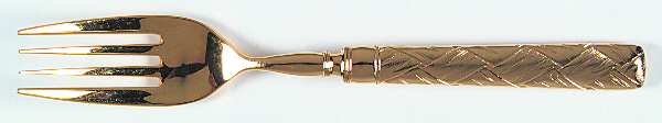 Troika-Atria (Gold Electroplate) Individual Salad Fork