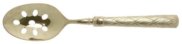 Troika-Atria (Gold Electroplate) Pierced Tablespoon (Serving Spoon)