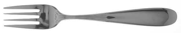 Tulle (Stainless, Glossy Finish) Individual Salad Fork