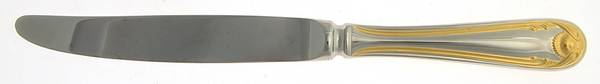 Venus (Stainless, Gold Accent) Modern Hollow Knife