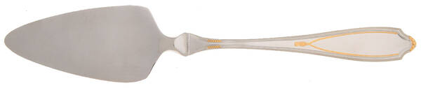 Victoria Gold (Stainless, Gold Accent) Cheese Server with Stainless Blade HC
