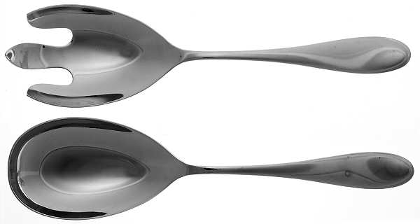 Austen-Harmony (Stainless) (2 Pc) Solid Salad Set