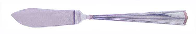 Icon-Affinity (Stainless, Gold Accent) Flat Handle Master Butter Knife