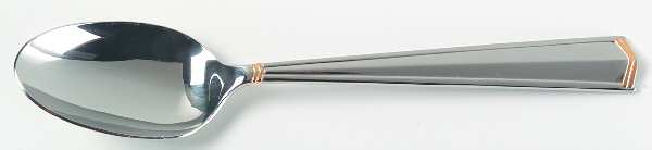 Icon-Affinity (Stainless, Gold Accent) Tablespoon (Serving Spoon)