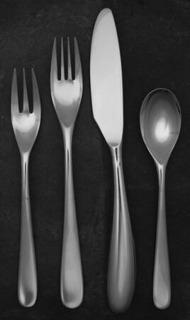 Aquatique (Stainless) 4 Piece Place Setting