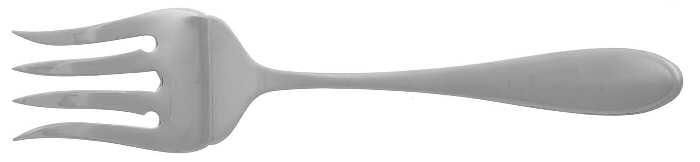 Austen Ice-Harmony Ice (Stainless) Large Solid Serving Fork