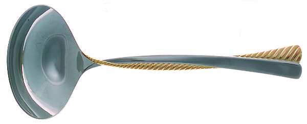 Cordagio Gold (Glossy, Gold Acct) Solid Gravy Ladle