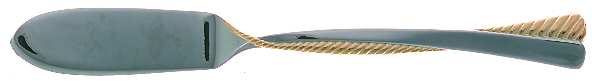Cordagio Gold (Glossy, Gold Acct) Flat Handle Master Butter Knife