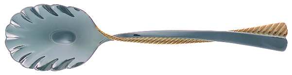 Cordagio Gold (Glossy, Gold Acct) Sugar Shell Spoon