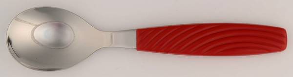 Wave-Red Place/Oval Soup Spoon