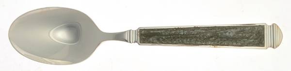 Krystallos-Slate Blue (Silverplate) Teaspoon