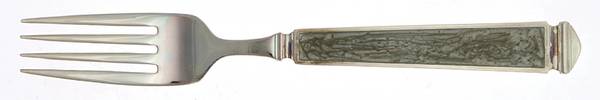 Krystallos-Slate Blue (Silverplate) Individual Salad Fork
