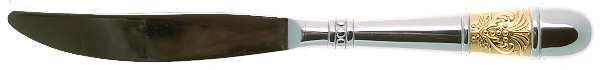 Medalia-Gold Accent (Stainless) Modern Hollow Knife