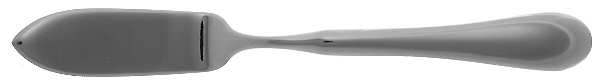 Mandolin (Stainless) Flat Handle Master Butter Knife
