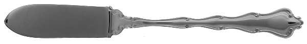 Princess Anne (Stainless) Flat Handle Master Butter Knife