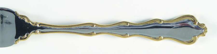 Princess Anne Gold Accent (Stainless, Gold Accent) Individual Salad Fork