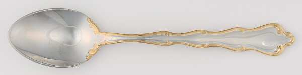Princess Anne Gold Accent (Stainless, Gold Accent) Place/Oval Soup Spoon