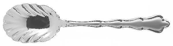 Princess Anne Ice (Stainless) Sugar Shell Spoon