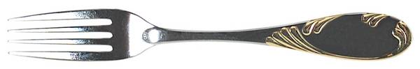 Nicole Gold (Stainless) Individual Salad Fork