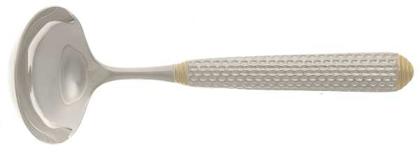 Katia (Stanless, Gold Accent) Solid Gravy Ladle