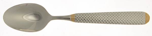Katia (Stanless, Gold Accent) Place/Oval Soup Spoon