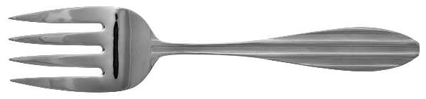 Triplex (Stainless) Solid Serving Fork