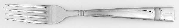 Chelsea (Stainless, Glossy, Frosted Lines) Fork