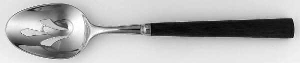 Noire (Stainless) Pierced Tablespoon (Serving Spoon)