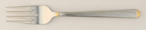 Dome-Gold Accent (Stainless) Individual Salad Fork
