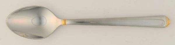 Dome-Gold Accent (Stainless) Place/Oval Soup Spoon