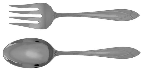 Alexandra (Stainless) Solid Serving Set