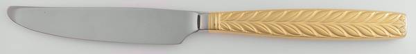 Feather Gold (Gold Electroplate) New French Hollow Knife