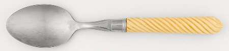 Torsade-Ivory (Stainless) Place/Oval Soup Spoon