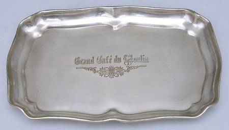 Hotel (Aluminum, Hollowware) Creamer, Sugar & Lid-Tray