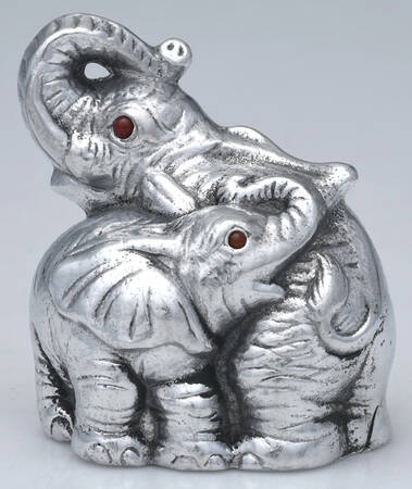 Elephants (Aluminum, Hollowware) Figurine Paperweight
