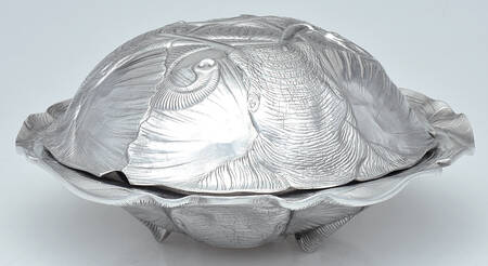 Elephants (Aluminum, Hollowware) Tureen & Lid