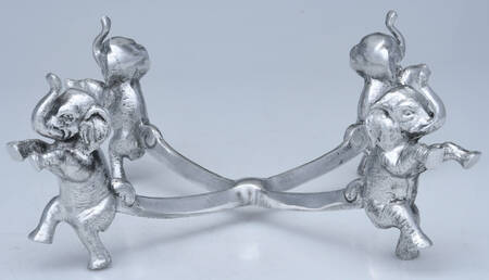 Elephants (Aluminum, Hollowware) Stand for Acrylic Bowl 14"